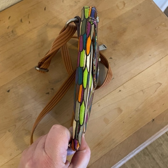 Fossil Key-Per Oil Cloth Crossbody - Picture 10 of 10